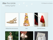 Tablet Screenshot of kiss-the-bride.co.uk